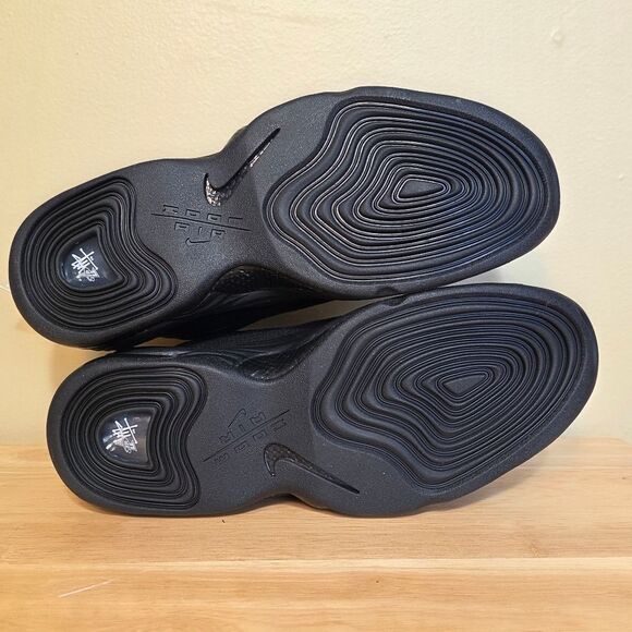 Nike X Stussy Air Penny 2 SP Shoes Black DQ5674-001 Men's Size 8 - Picture 6 of 7